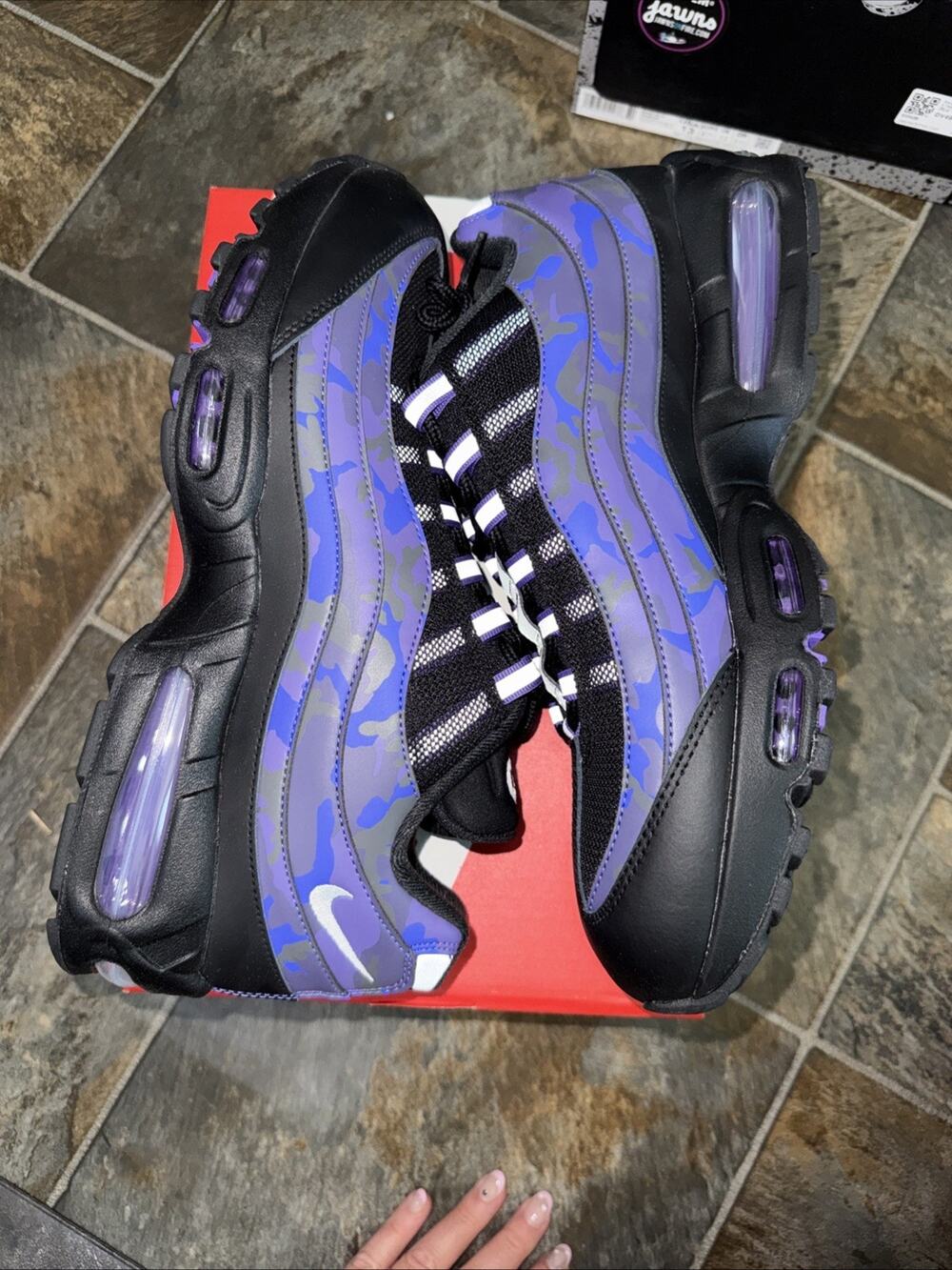 Size 13 - Nike Air Max 95 OG Purple Camo